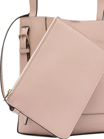 PINK CALF LEATHER HANDBAG