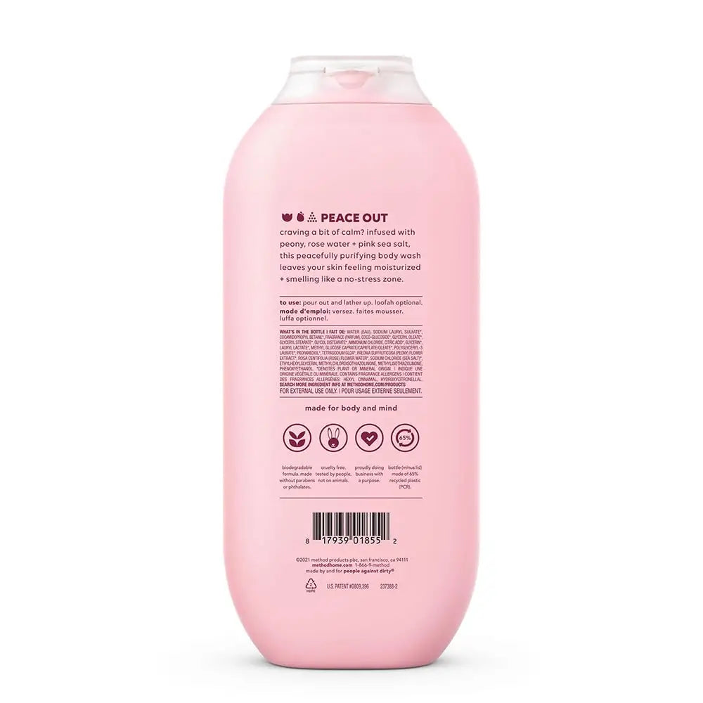 Method Body paraben- and phthalate-free shower gel, Pure Peace, 532 ml