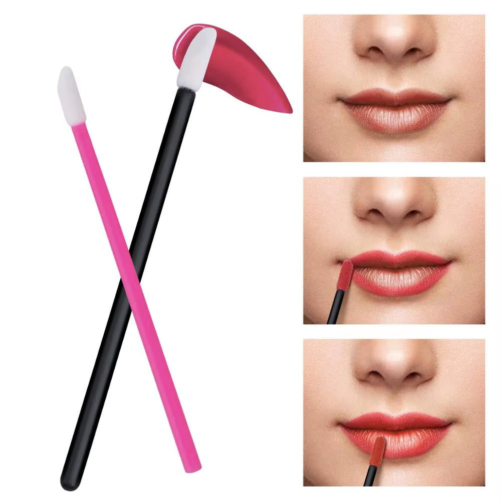 50/150 Pcs Disposable Lip Brush Makeup Brushes Pen Lipstick Mascara Wands Brush Cleaning Eyelash Cosmetic Brush Applicators