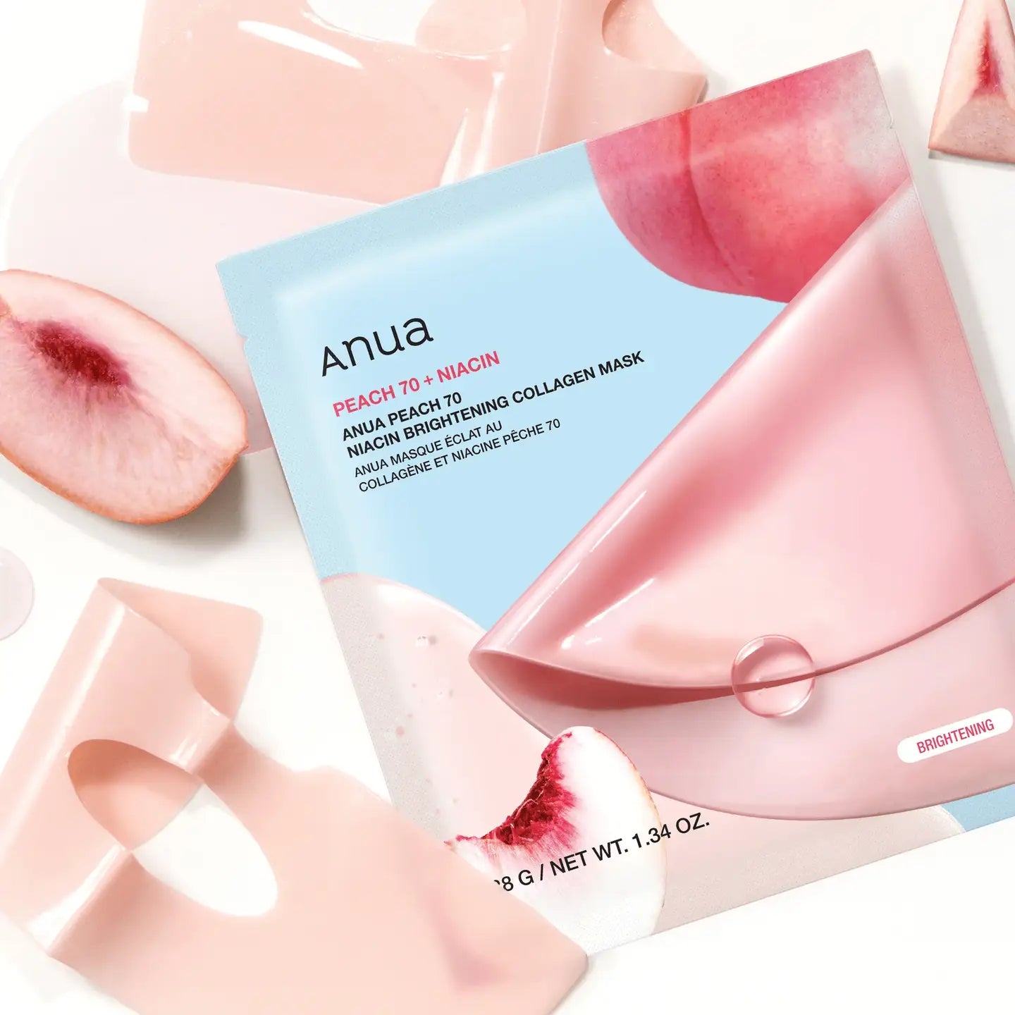 [Anua] Peach 70 Niacin Brightening Collagen Face Mask