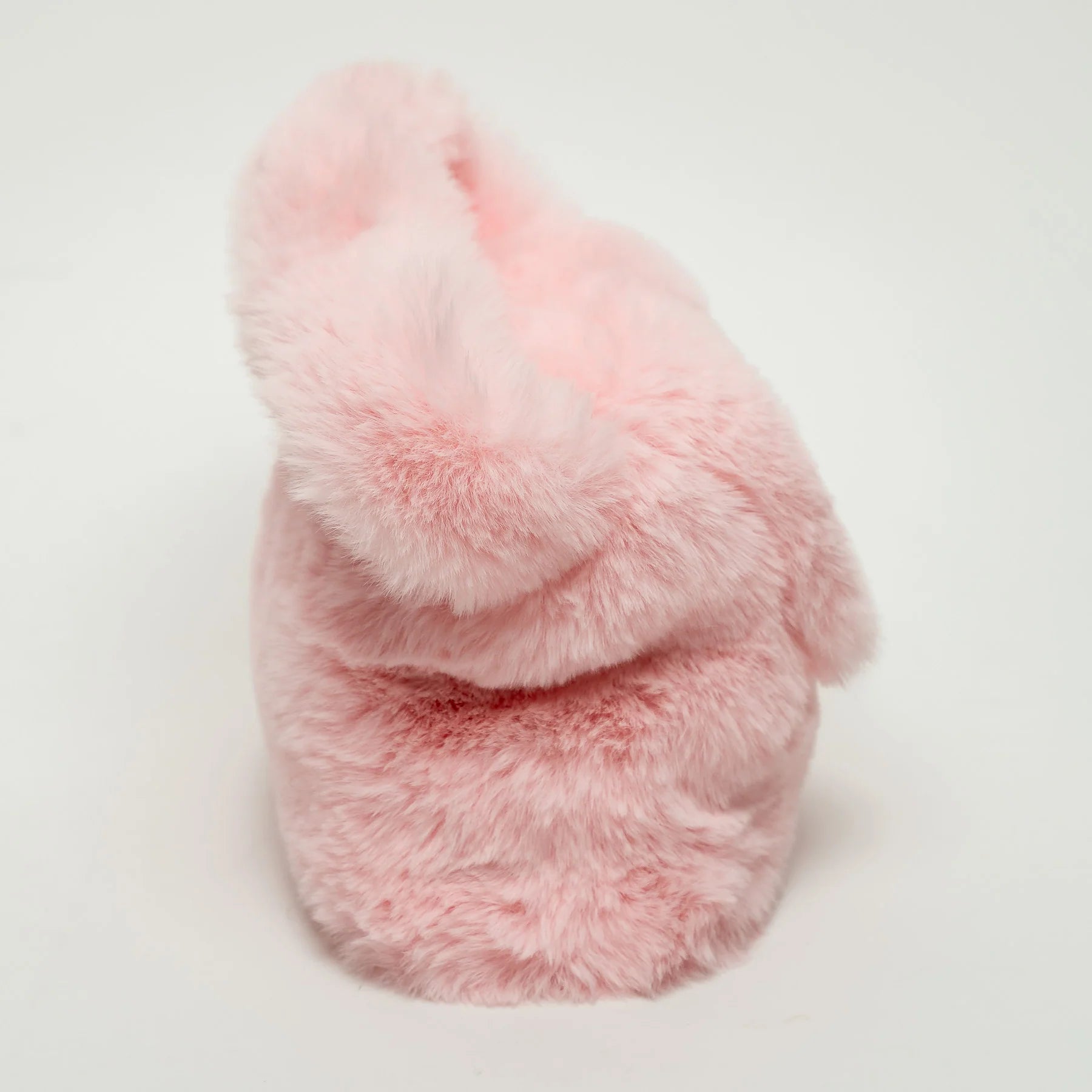 Blumarine Pink Faux Fur Handbag