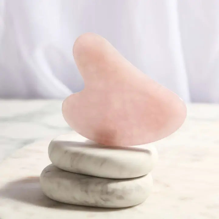 11-pack pink quartz Gua Sha with case + 1 free piece