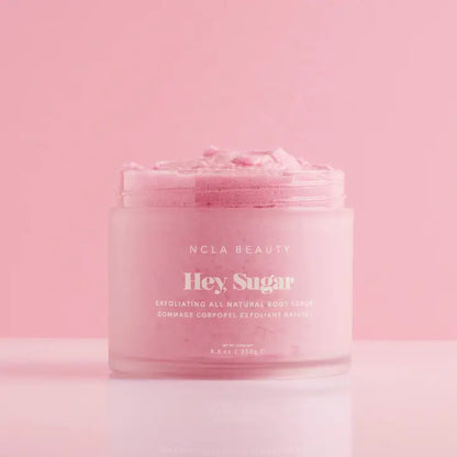 Hey, Sugar Natural Body Scrub – Pink Champagne Fragrance