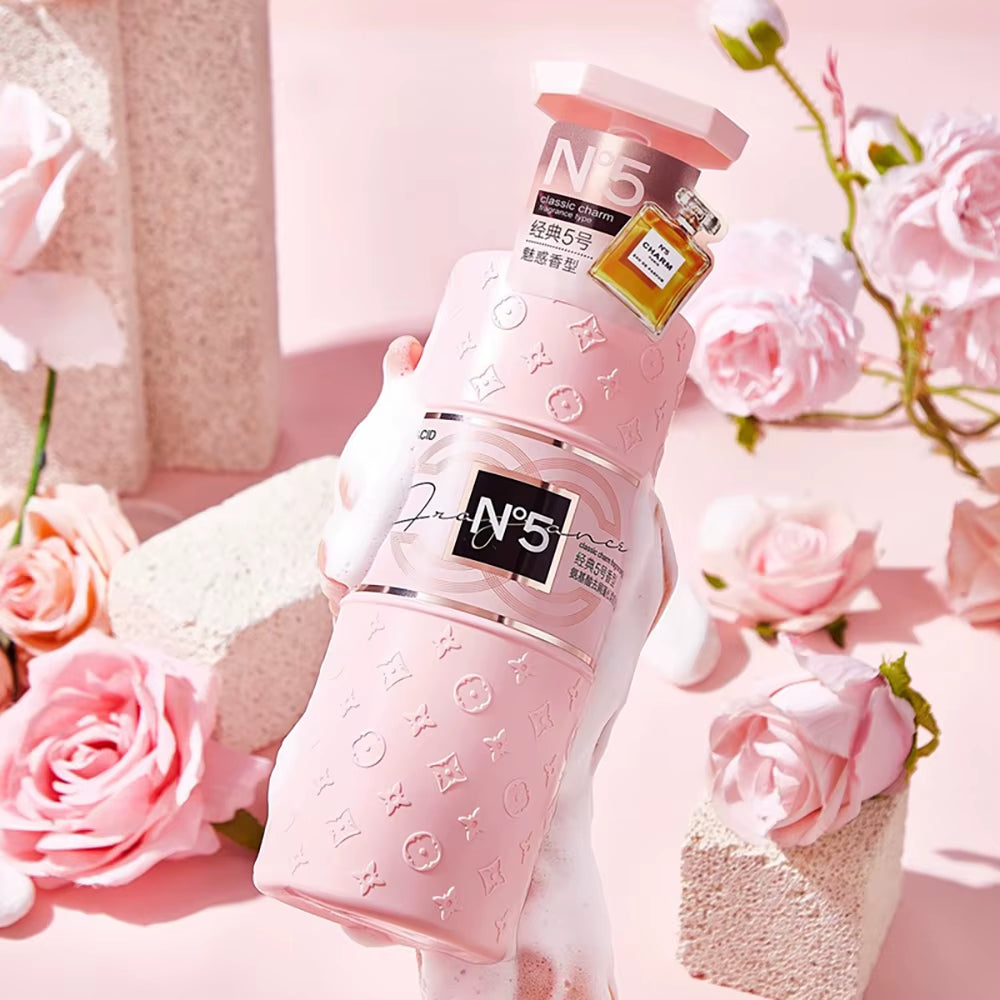 Amino Acid Dandruff Removal Fluffy Smooth Shampoo Hair Conditioner Moisturizing Smooth Baked Oil Hair Mask Hair Care Set