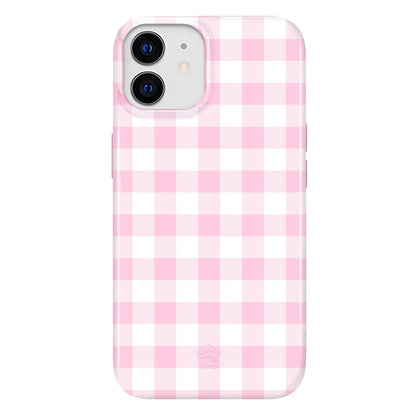 Baby Pink Gingham Iphone Case