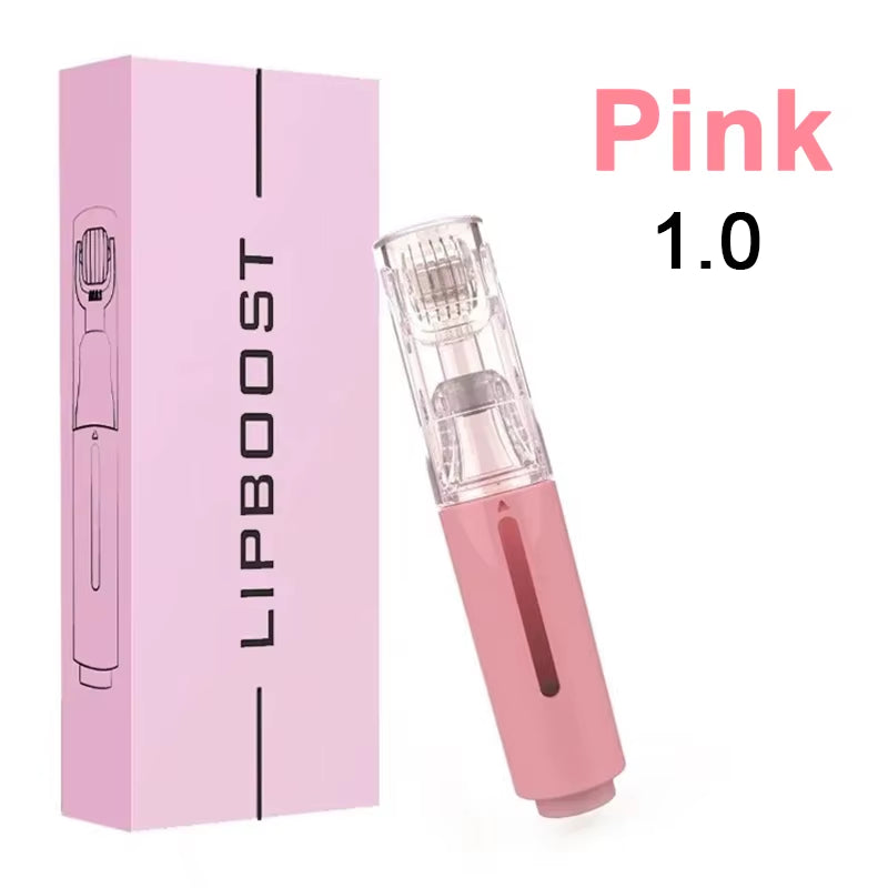 Pink 105 Microneedling Pen Serum Applicator Derma Roller Lip Plumper Beard Hair Growth Facial Skin Care Portable Beauty Tool