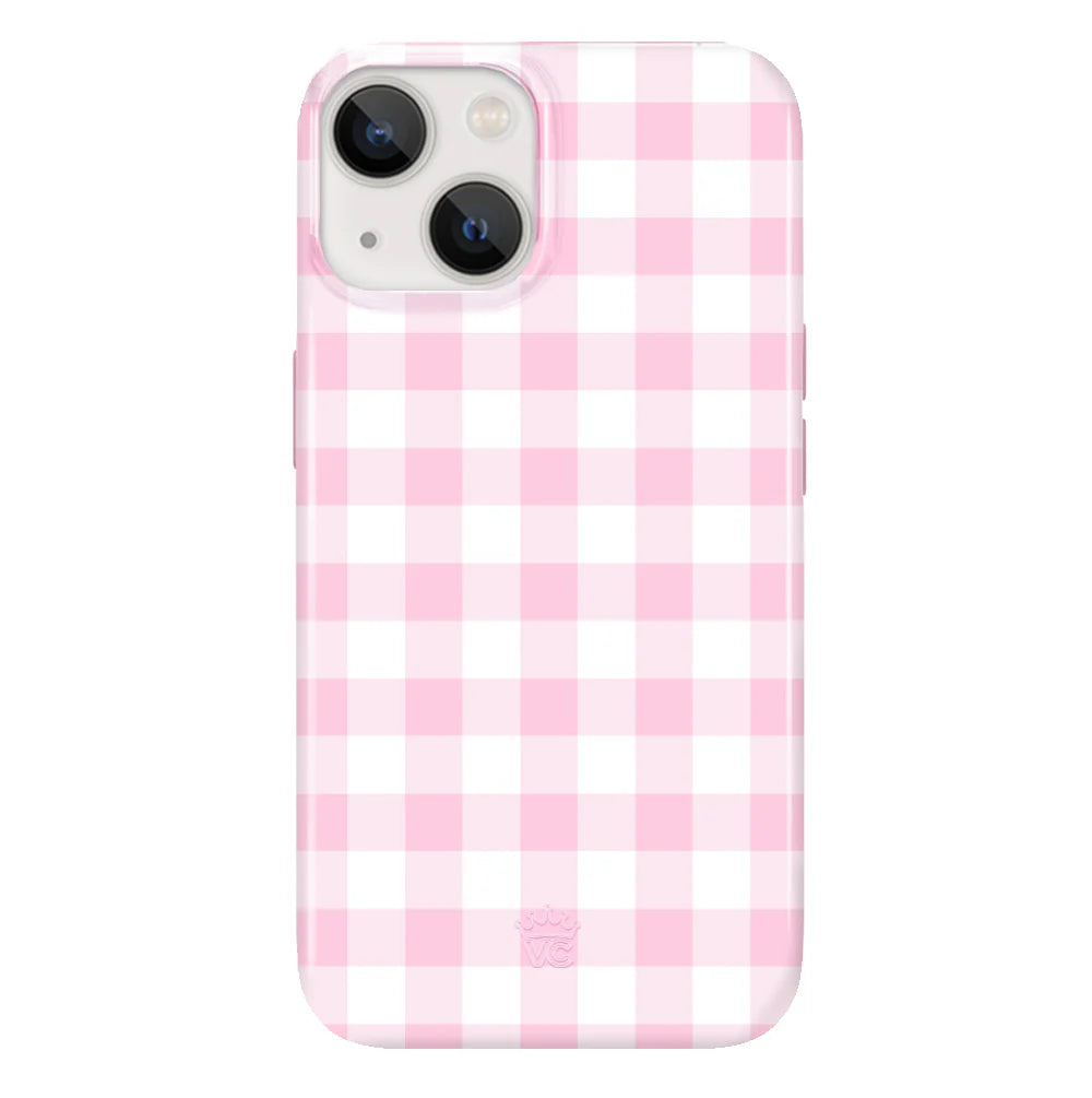 Baby Pink Gingham Iphone Case