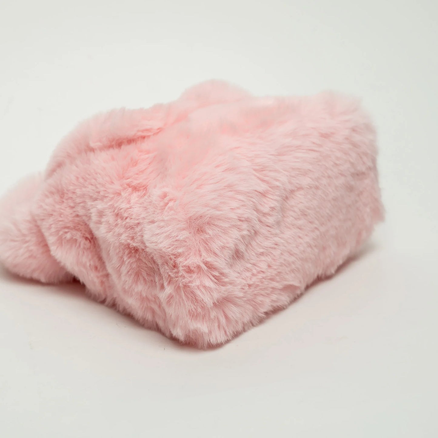 Blumarine Pink Faux Fur Handbag