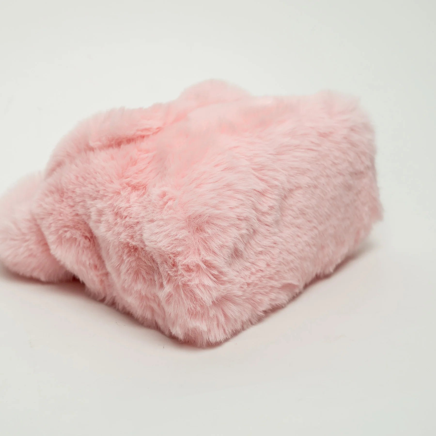Blumarine Pink Faux Fur Handbag