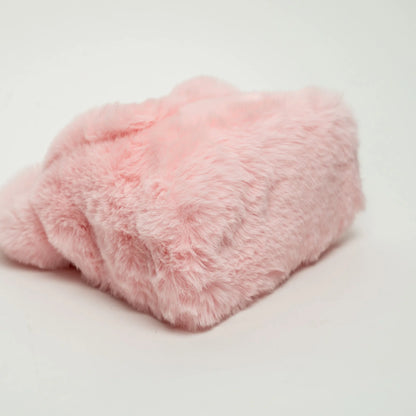 Blumarine Pink Faux Fur Handbag