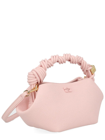 PINK RECYCLED POLYESTER HANDBAG