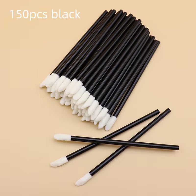 50/150 Pcs Disposable Lip Brush Makeup Brushes Pen Lipstick Mascara Wands Brush Cleaning Eyelash Cosmetic Brush Applicators