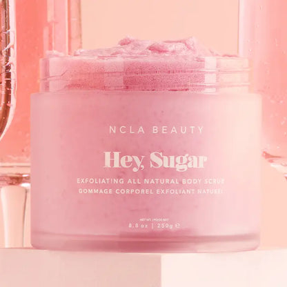 Hey, Sugar Natural Body Scrub – Pink Champagne Fragrance
