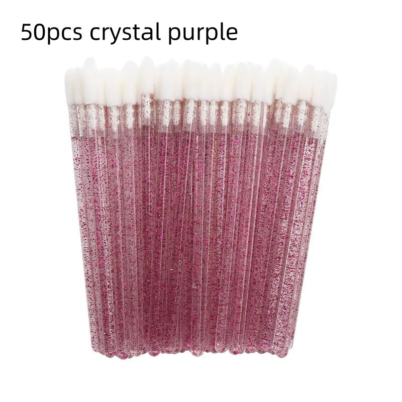 50/150 Pcs Disposable Lip Brush Makeup Brushes Pen Lipstick Mascara Wands Brush Cleaning Eyelash Cosmetic Brush Applicators